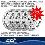 15 Inch Silver Wheel Cover Set (MPN: IWC45315S)