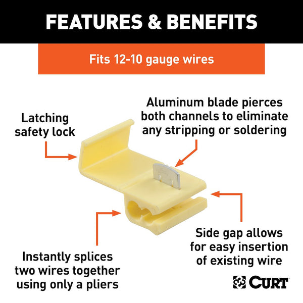 CURT Wire Terminal End Snap Lock (MPN: 59905)
