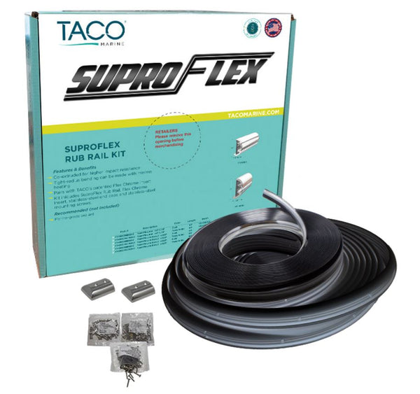 Taco SuproFlex Boat Rub Rail (MPN: V11-9991BBK60-2)