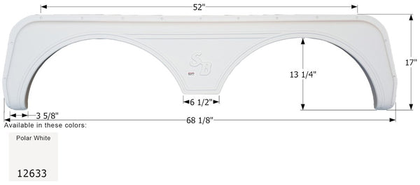 Icon Fender Skirt For Tandem Axle (MPN: 12633)