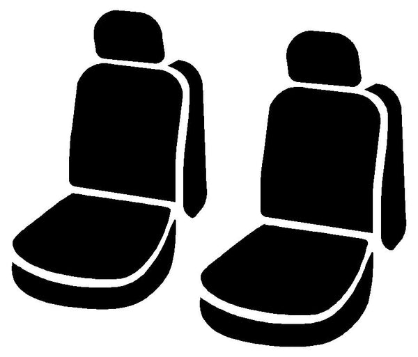 Fia LeatherLite Bucket Seat Covers (MPN: SL67-67 BLK/BLK)
