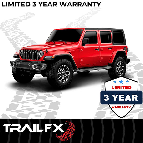 TrailFX Nerf Bar 4 Inch Oval Tube Side Steps (MPN: A1545T)