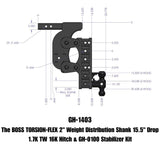 Gen-Y Hitch Torsion-Flex Weight Distribution Shank (MPN: GH-1403)