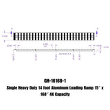 Gen-Y Hitch Heavy Duty Aluminum Loading Ramp (MPN: GH-16168-1)