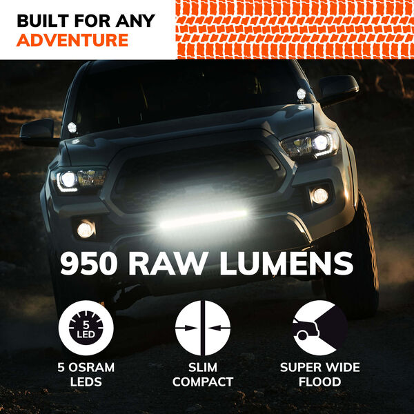 Sylvania Slim LED Off-Road Pod Light (MPN: SLMCUB3INFL2.BX2)