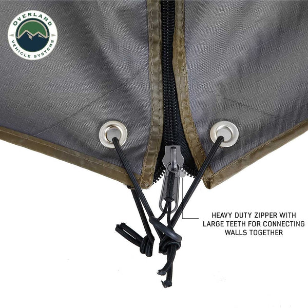 Overland Vehicle Systems Nomadic 270 Awning Side Wall 2 (MPN: 18139910)