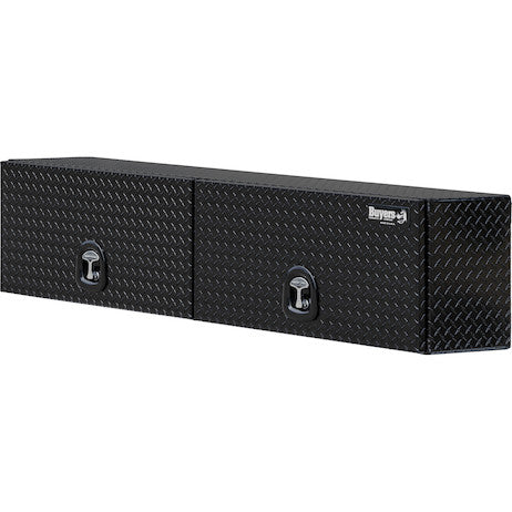 Buyers Products Gloss Black Diamond Tread Aluminum Topsider Tool Box (MPN: 1721351)