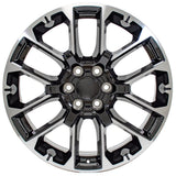 OE Wheels CV67 22 Inch Aluminum Wheel (MPN: CV67-22090-6550-28MB)