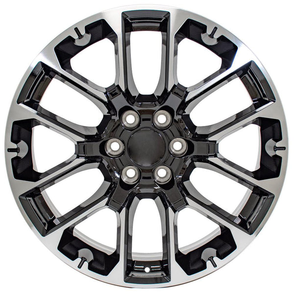 OE Wheels CV67 22 Inch Aluminum Wheel (MPN: CV67-22090-6550-28MB)