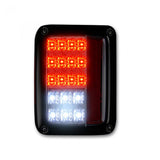 Recon Jeep Wrangler LED Tail Light Assembly (MPN: 264234CL)