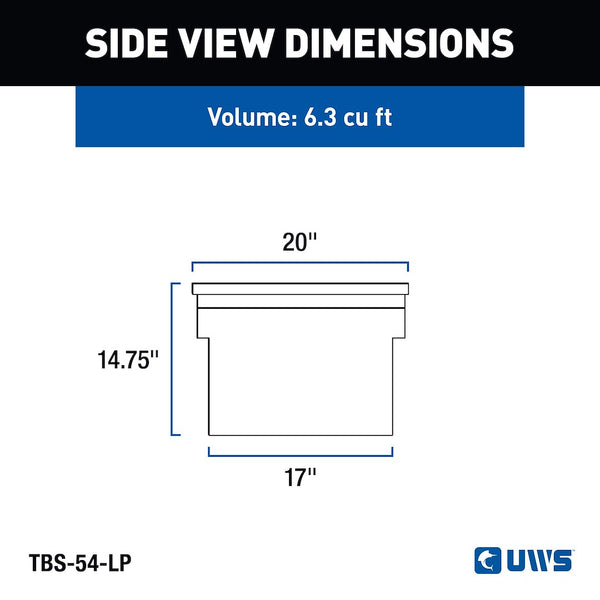 UWS Crossover Low Profile Tool Box (MPN: TBS-54-LP)