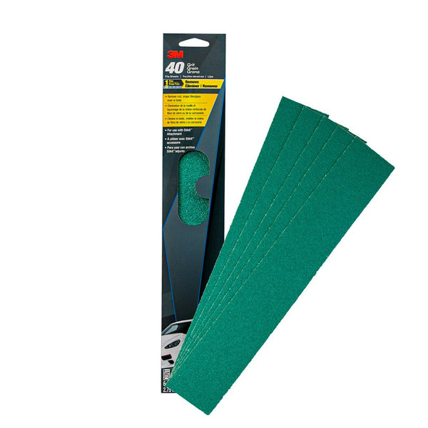 3M Green Corps Sandpaper Sheets (MPN: 32231)