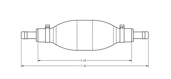 Sierra Marine Fuel System Primer Bulb (MPN: 18-8005EP-1)
