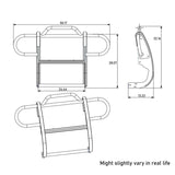 Black Horse Grille Guard Kit (MPN: 17JPWRMA-PLFB)