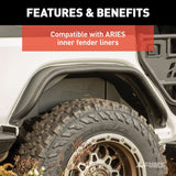 Aries Jeep Fender Flares (MPN: 2500207)