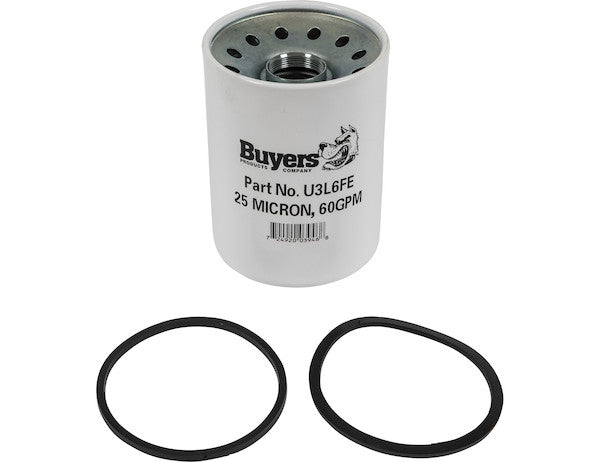 Buyers Products Hydraulic Fluid Filter (MPN: U3L6FE)