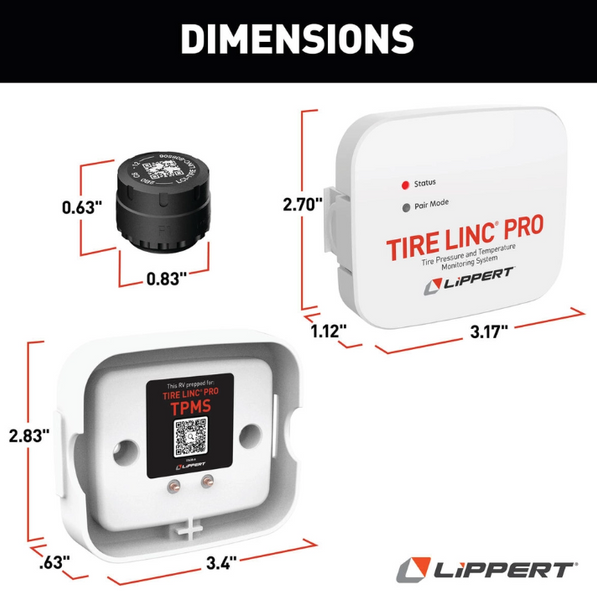 Lippert Tire Linc Pro Tire Pressure Monitoring System (MPN: 2024115887)