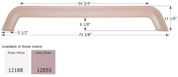 Icon Fender Skirt for Tandem Axle (MPN: 12188)