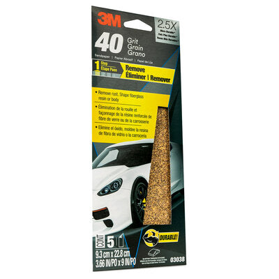 3M Sandpaper 40 Grit (MPN: 03038)