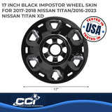 Coast To Coast Impostor Wheel Skin (MPN: IWCIMP101BLK)