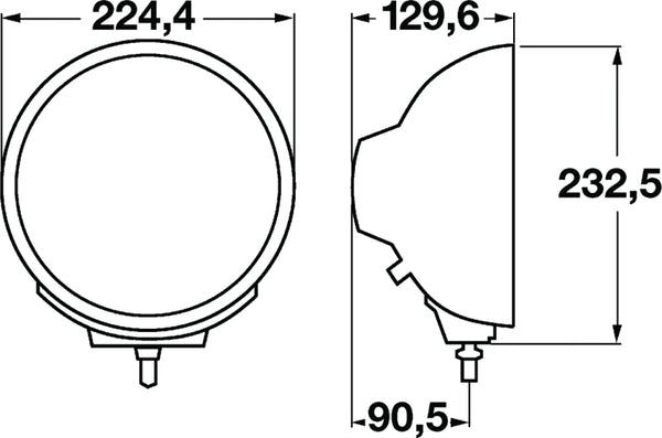 Hella Rallye 4000 Driving Fog Light (MPN: H12560061)
