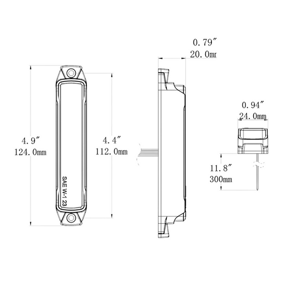 BUILTBRIGHT Warning Light (MPN: BB6010BX)