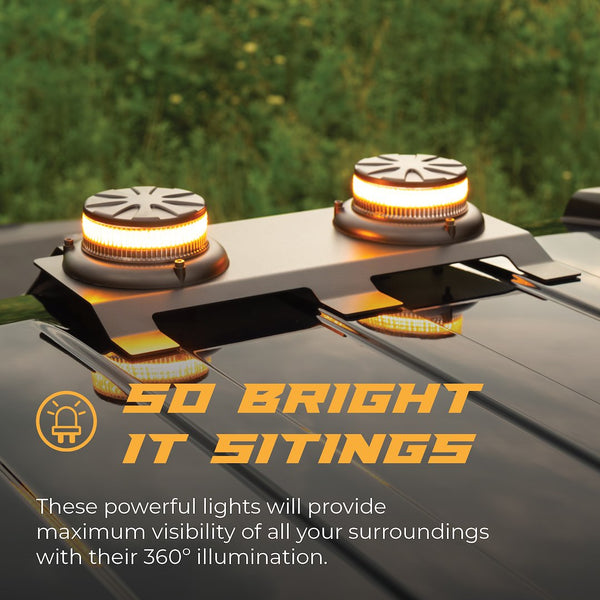 Putco Round Dual Beacon Strobe Light (MPN: 950211-01)