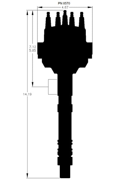 MSD Ignition Pro-Billet Distributor (MPN: 8570)