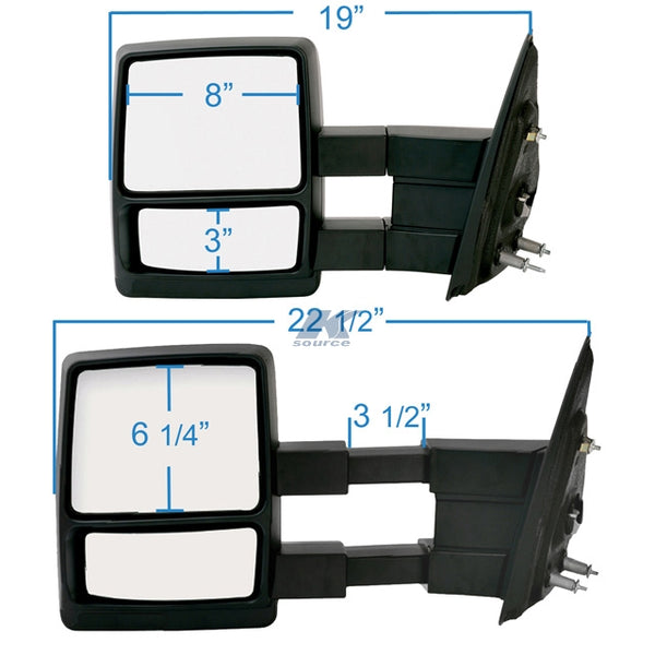 K Source Exterior Towing Mirror (MPN: 61188F)