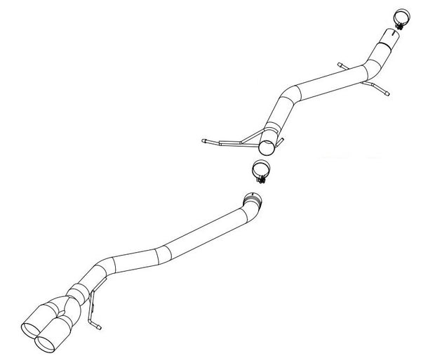 Advanced FLOW Engineering Exhaust System Kit (MPN: 49-46401)