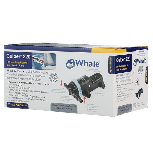 WHALE Marine Gray Water Pump Gulper 220 (MPN: BP1552)