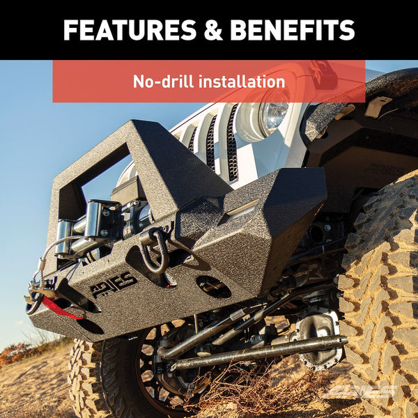 Aries TrailChaser Jeep Bumper (MPN: 2081004)