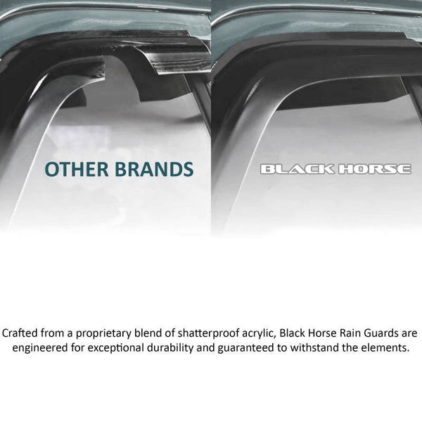 Black Horse Offroad Rain Guards (MPN: 14-94845)