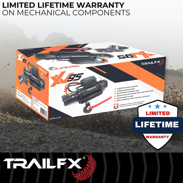 TrailFX XV95 Series Vehicle Recovery Winch (MPN: WXVS95B)
