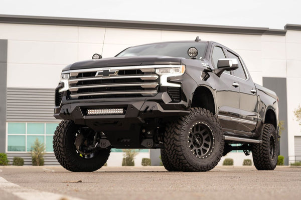 Black Label Front Bumper for Chevy Silverado 1500 (MPN: F140300010103)
