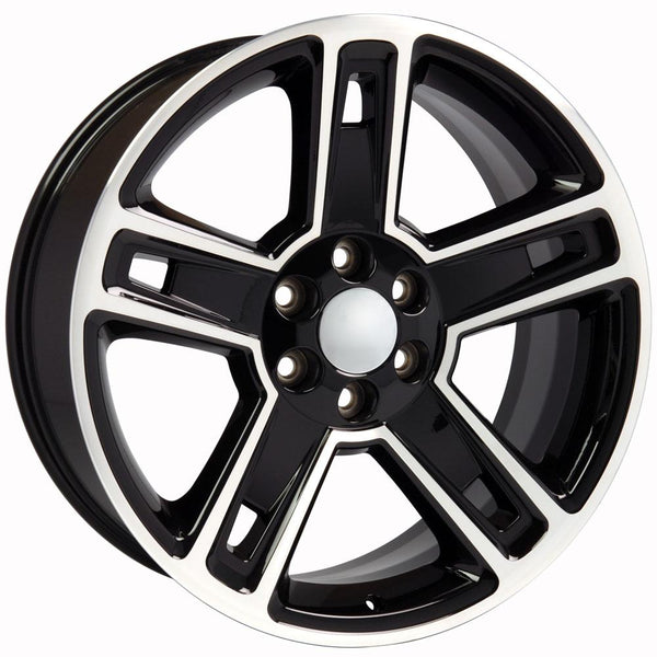 OE Wheels CV74B 22 Inch Aluminum Wheel (MPN: CV74B-22090-6550-24MB)