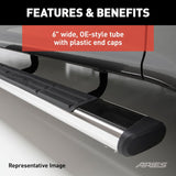 Aries 6 Inch Oval Nerf Bars (MPN: S2853)