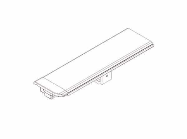 Roll-N-Lock Tonneau Cover Rail (MPN: 111-402)