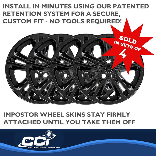 Coast To Coast Impostor Wheel Skin 16 Inch (MPN: IWCIMP412BLKN)