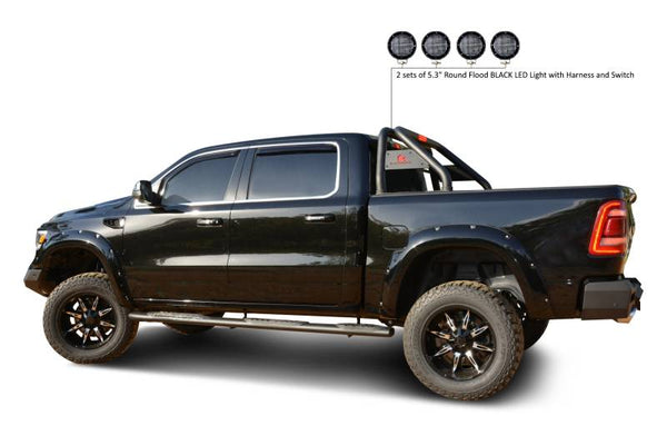 Black Horse Offroad Truck Bed Bar (MPN: RB001BK-PLFB)