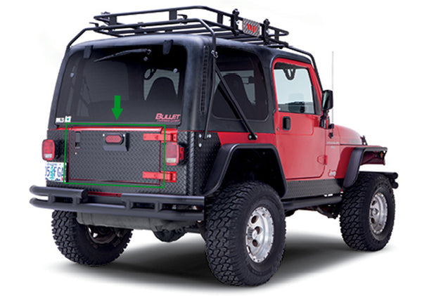 Warrior Products Tailgate Cover (MPN: 909DPC)