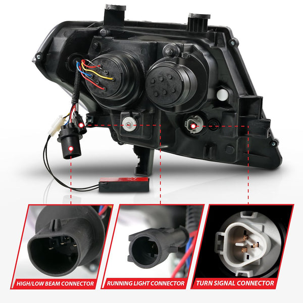AnzoUSA Headlight Assembly With LED Daytime Running Light (MPN: 111597)