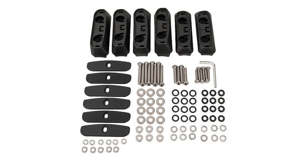 Rhino Rack Roof Rack Mounting Kit (MPN: RCP03-BK)