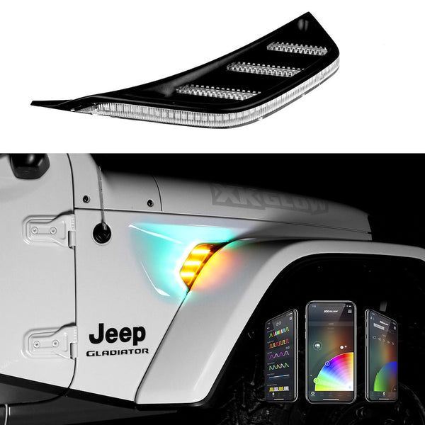 XK Glow Side Marker Light (MPN: XK-VENT-RGB-KIT)