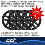 Coast To Coast Impostor Wheel Skin 18 Inch (MPN: IWCIMP432BLK)