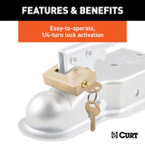 Curt Trailer Coupler Lock (MPN: 23546)