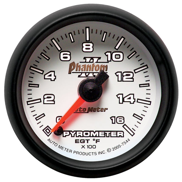 AutoMeter Gauge Pyrometer Phantom II (MPN: 7544)