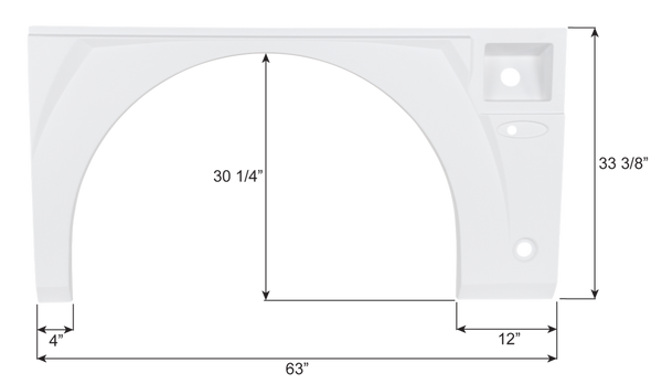 Icon Fender Skirt for American Coach Models (MPN: 17148)