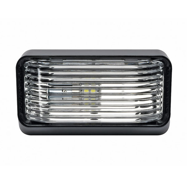 LED Porch Light with Clear Lens and Black Base (MPN: 20676)