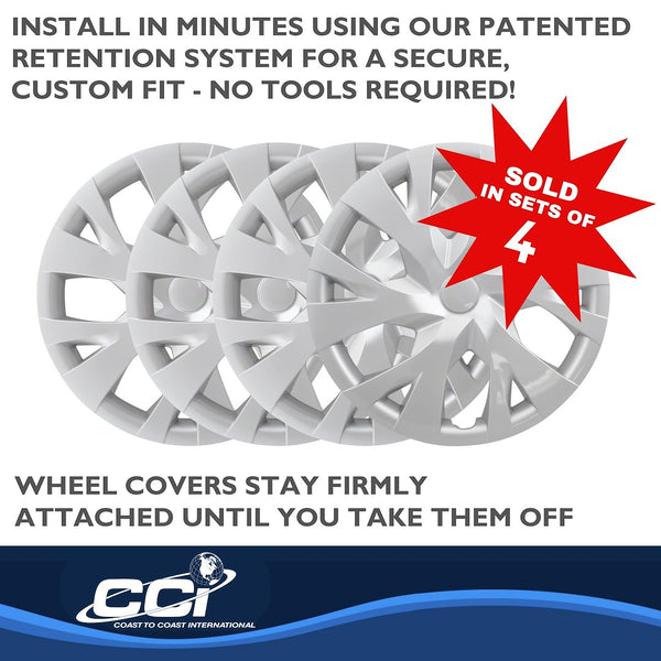 Coast To Coast 15 Inch Wheel Cover Set (MPN: IWC53315S)